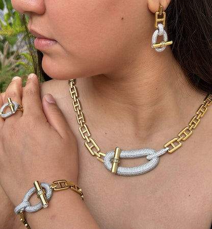 Parure Hermès 4 Pièces Cuba  copie Or🔥 تخفيضات قوية الآن – الكمية محدودة